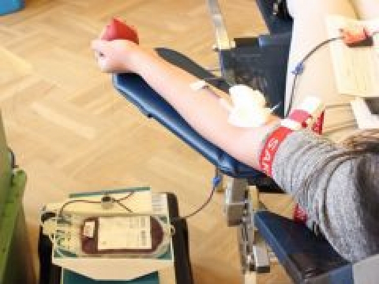 Veselības dienas laikā - asins donoru diena Siguldā