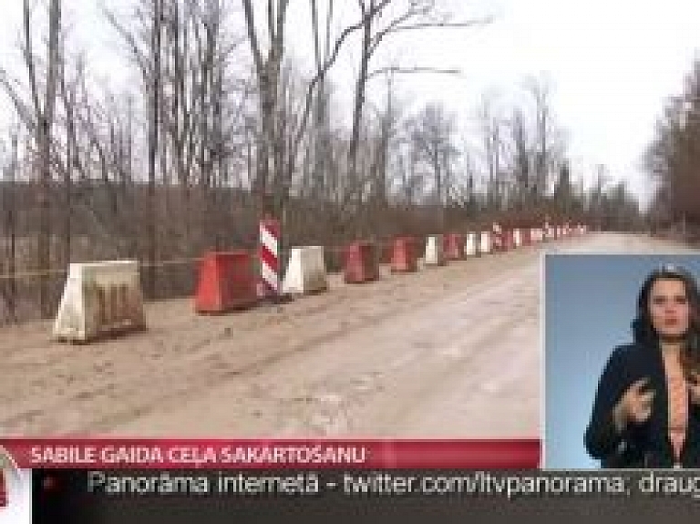 Sabile gaida ceļa sakārtošanu