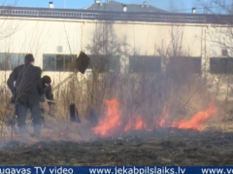 Vidusdaugavas TV: Kūlas dedzināšana rit pilnā sparā - Jēkabpils apkārtnē šogad reģistrēti jau 75 ugunsgrēki