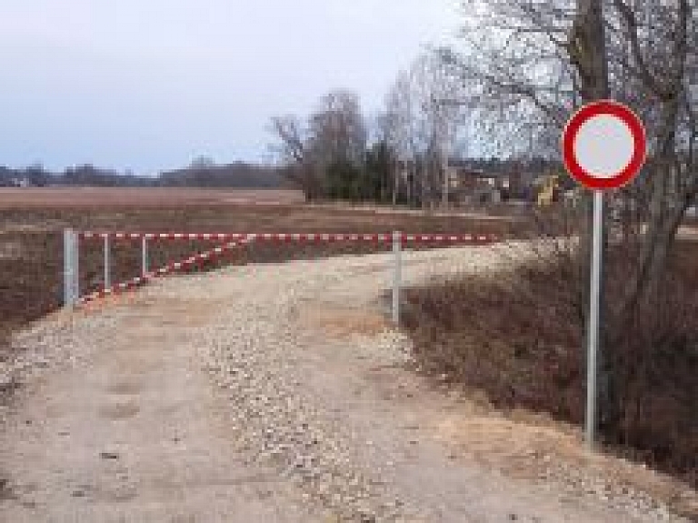 Pa rekonstruēto aizsargdambi drīkst pārvietoties gājēji un riteņbraucēji