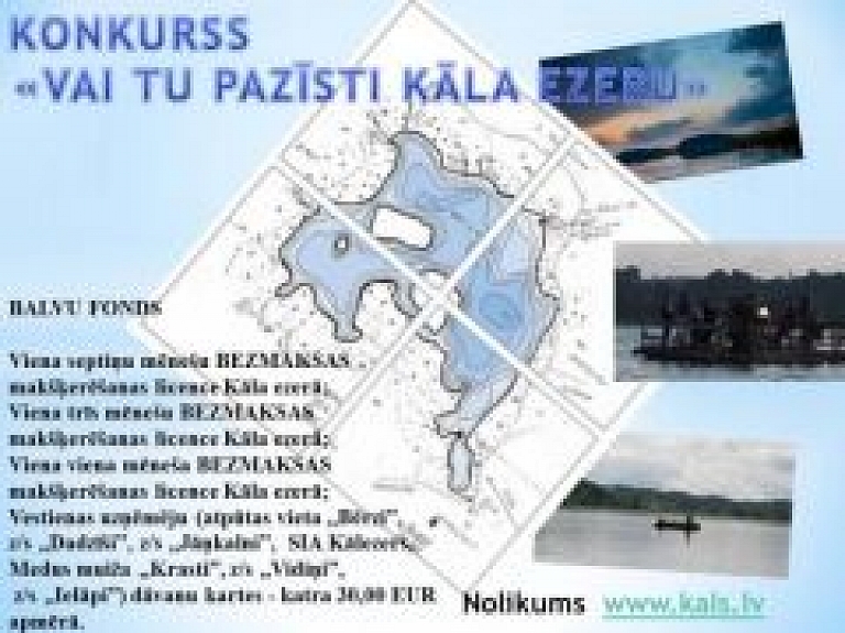 Aicina piedalīties konkursā par Kāla ezeru