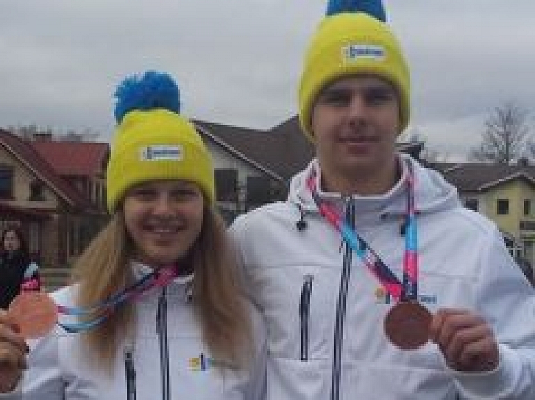 Saulkrastiem divas bronzas medaļas Latvijas ziemas Olimpiādē