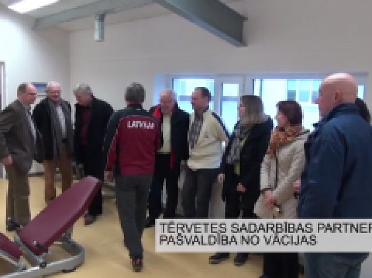 Latgales Reģionālā TV: Tērvetes sadarbības partneri pašvaldība no Vācijas