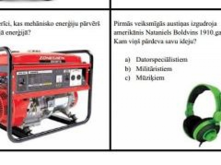 Ventspils skolēnu spēle - viena no labākajām konkursā "Iepazīsti vidi!"