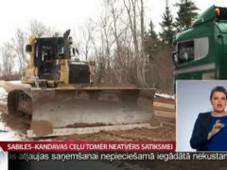 Sabiles - Kandavas ceļu tomēr neatvērs satiksmei