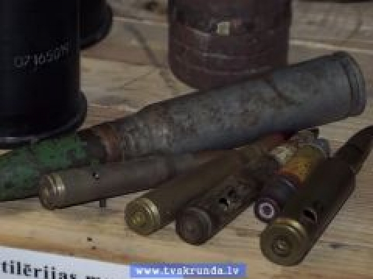 Skrundas TV: Nesprāguši lādiņi ir bīstami