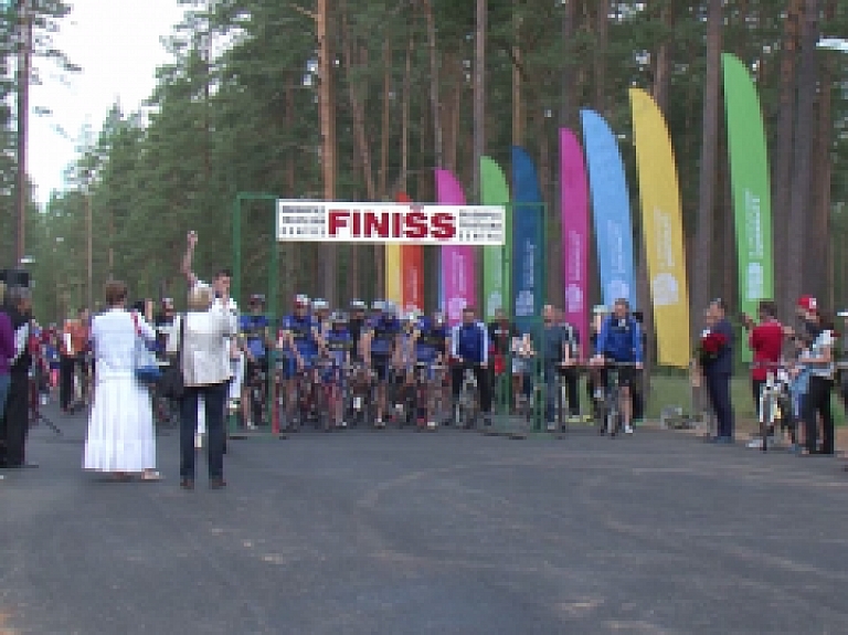 Latgales Reģionālā TV: Stropu meža parkā atklāta jauna sporta trase