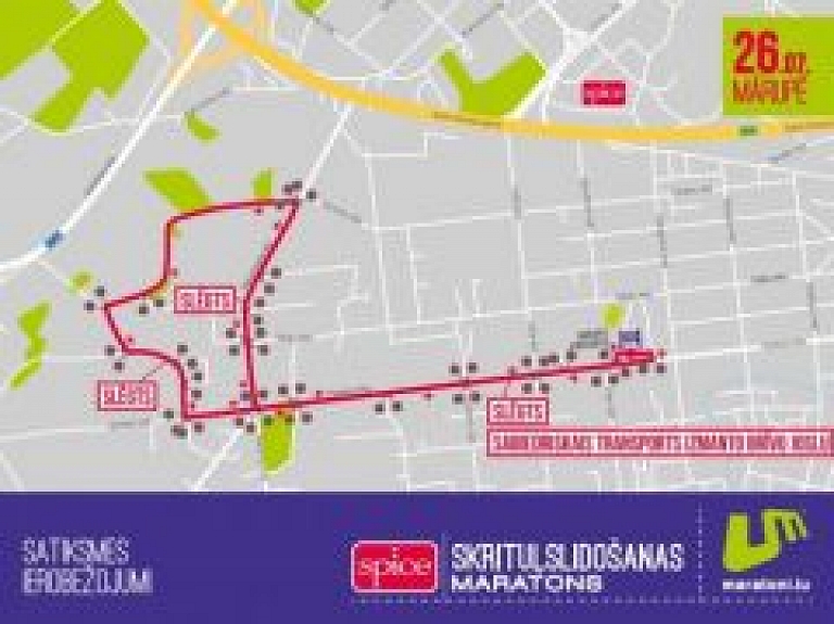 "Spice" skrituļslidošanas maratona laikā būs satiksmes ierobežojumi