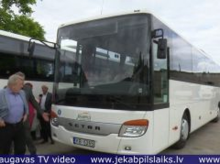 Vidusdaugavas TV: No Preiļiem un Jēkabpils uz Rīgu kursēs divi jauni autobusi