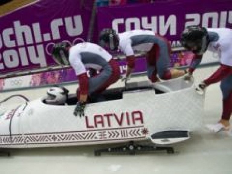 Ventspilī uz treniņiem ieradīsies Latvijas bobsleja izlases sportisti