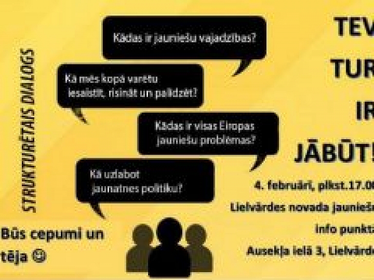 Lielvārdē notiks Strukturētā dialoga diskusija