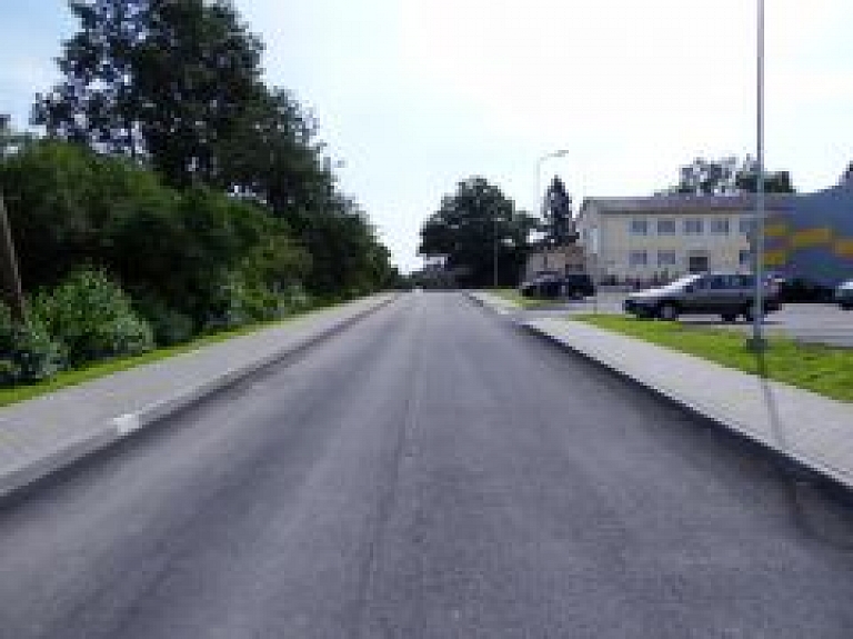 Līvānos uzlabota satiksmes infrastruktūra