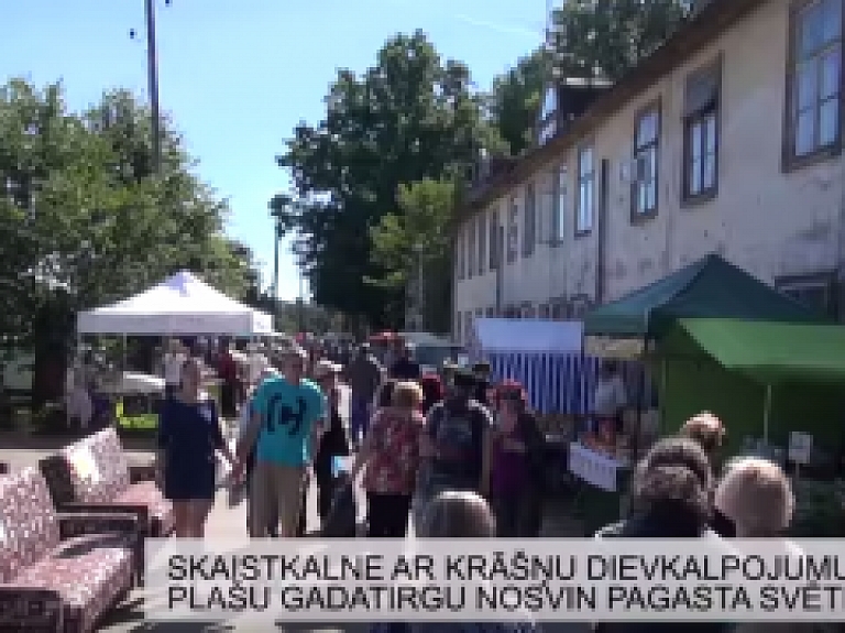Latgales Reģionālā TV: Skaistkalne ar krāšņu dievkalpojumu un plašu gadatirgu nosvin pagasta svētkus