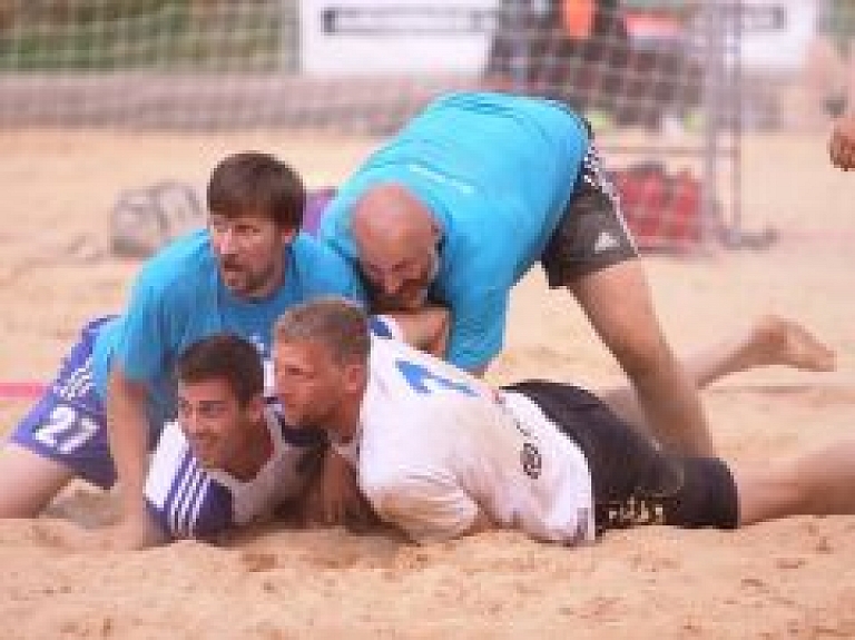 Notiks cīņa par pludmales handbola čempiona titulu