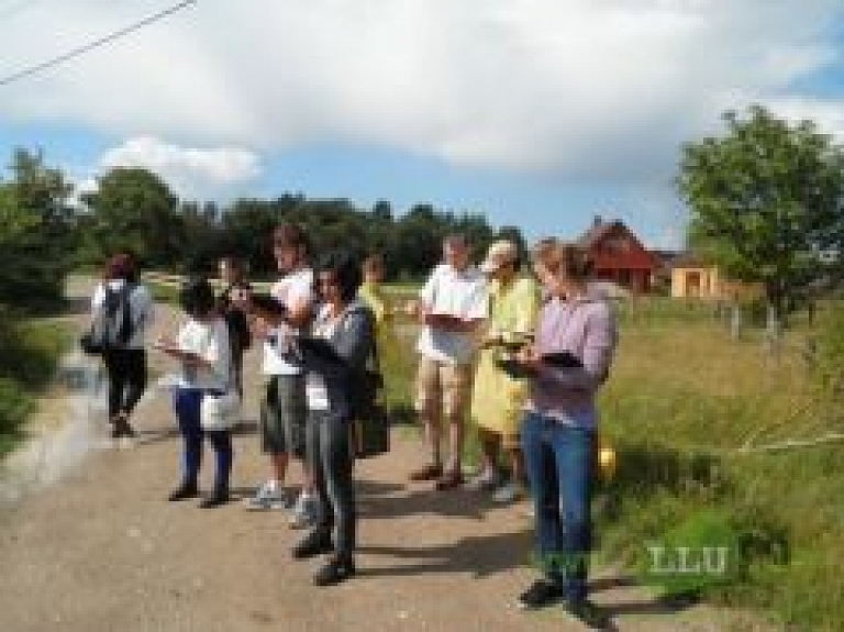 LLU Vasaras skolas dalībnieki piekrastē apgūst pilsētplānošanu