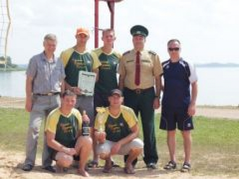 Robežsardzes koledžas pārstāvji piedalās sporta pasākumos