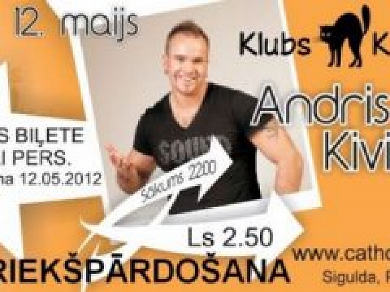 Andris Kivičs ar akustiskās mūzikas koncertu Klubā Kaķis