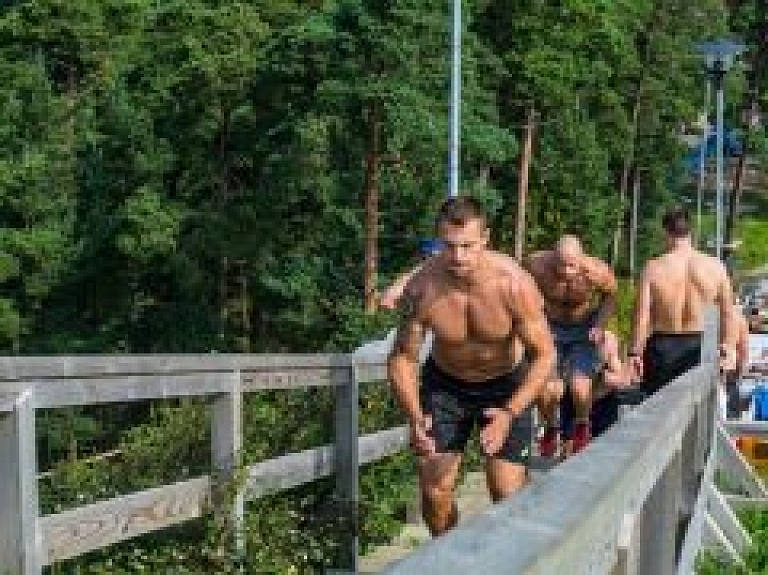 OC "Ventspils" trenējas Latvijas bobsleja izlase