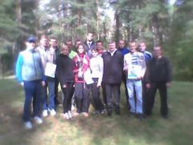 Valsts robežsardzes koledžas pārstāvis veiksmīgi startēja  Iekšlietu ministrijas spartakiādes krosā (galerija)