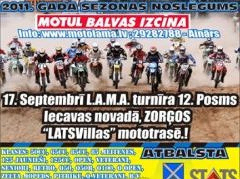L.A.M.A. motokrosa turnīra NOSLĒGUMA SACENSĪBAS