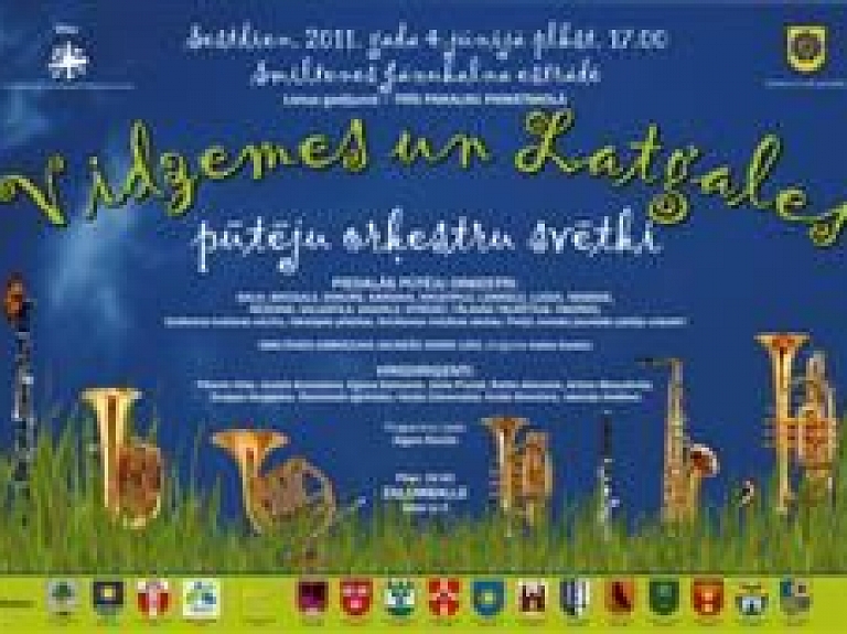 Nākamnedēļ Smiltenē norisināsies Vidzemes un Latgales novadu pūtēju orķestru svētki
