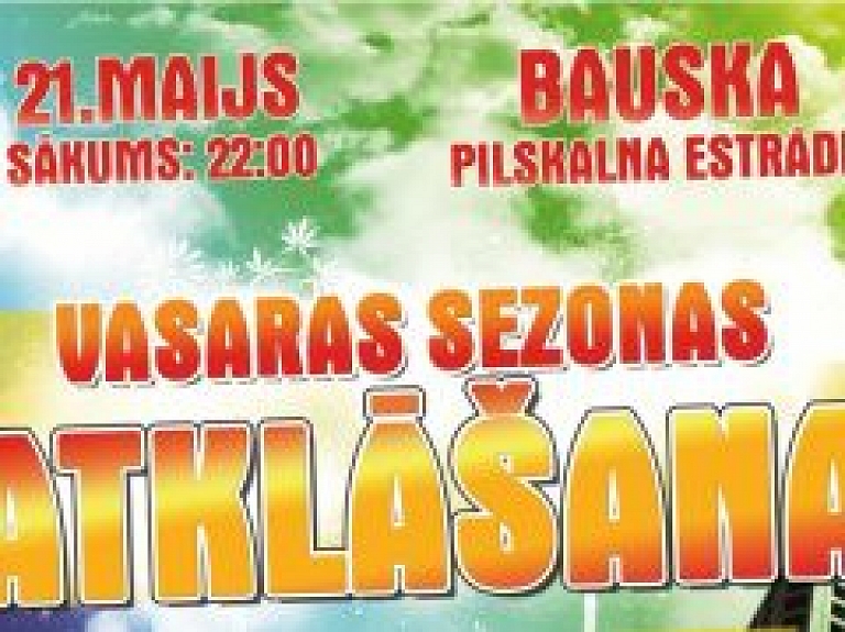 Nākamnedēļ Bauskas Pilskalna estrādē notiks vasaras sezonas atklāšana