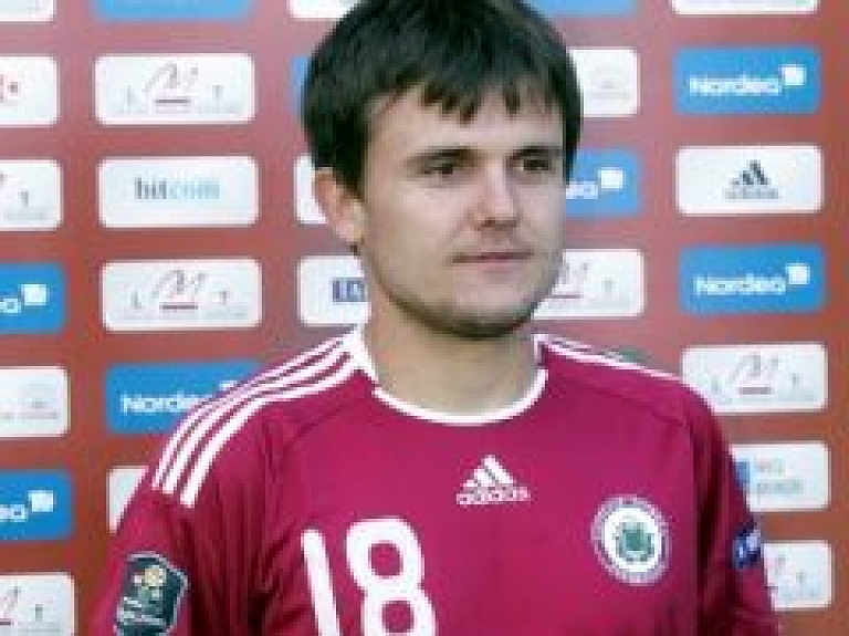 "FK Ventspils" pussargs Jurijs Žigajevs atzīts par aizvadīto mēnešu labāko spēlētāju