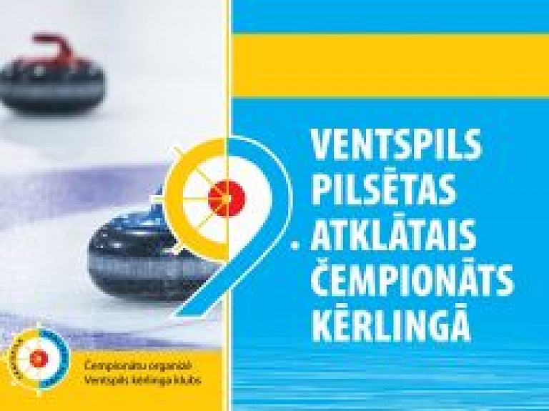 Svētdien Ventspilī notiks devītais atklātais čempionāts kērlingā