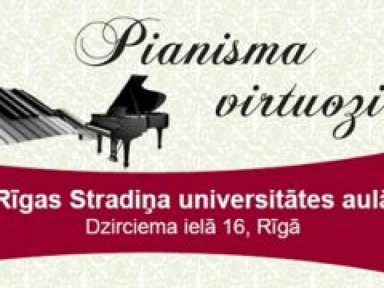 Rīgas Stradiņa universitātes Aulā uzstāsies pianisma virtuozi