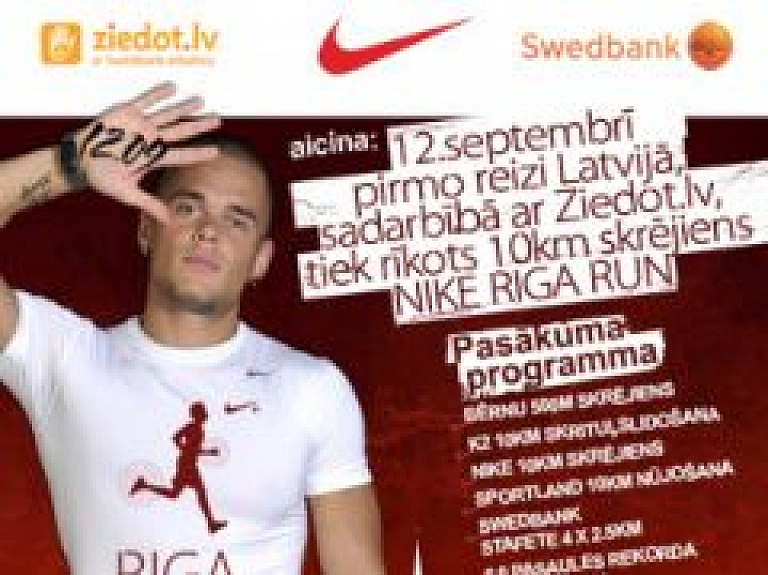 Nike Riga Run labdarības skrējiena pasākumā piedalās jaunie uzņēmēji