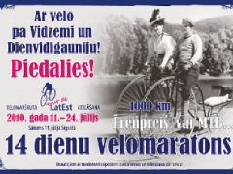 Piedalies velomaratonā "Tour de LatEst"