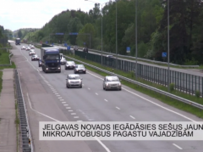 Latgales Reģionālā TV: Jelgavas novads iegādāsies sešus jaunus mikroautobusus pagastu vajadzībām