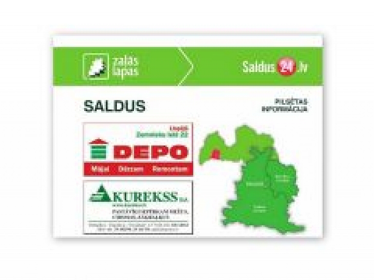 Informācijas grāmatas "Saldus Zaļās Lapas 2015/2016" krustvārdu mīklas atbildes
