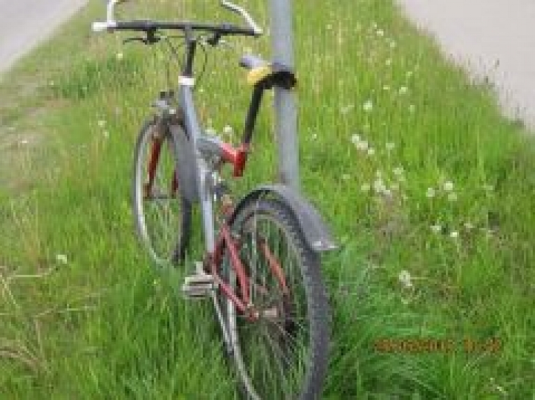 Ādažos atrasts velosipēds