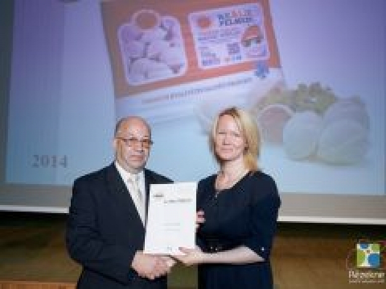 Rēzeknes gaļas kombināta produkti saņem apbalvojumu "Gada prece"