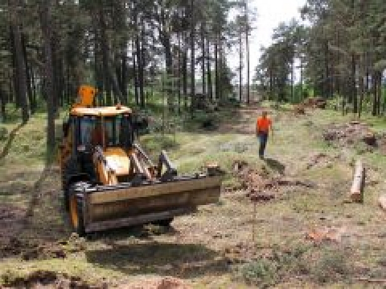 Gaujas ciemā uzsākta Bangu un Meduskalnu ielu izbūve