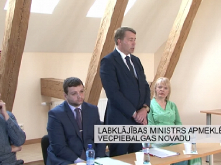 Latgales Reģionālā TV: Labklājības ministrs apmeklēja Vecpiebalgas novadu