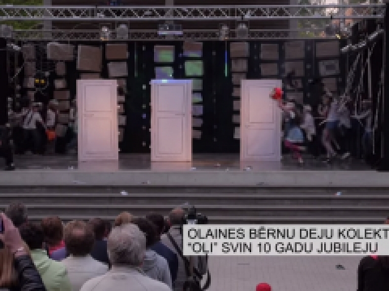 Latgales Reģionālā TV: Olaines bērnu deju kolektīvs "Oļi" svin 10 gadu jubileju