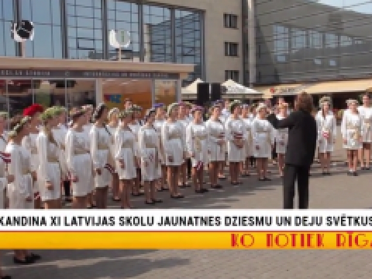 Riga TV24: Klāt XI Latvijas Skolu jaunatnes Dziesmu un deju svētki