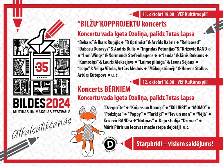 Nedēļas nogalē sākas Mūzikas un mākslas festivāls “BILDES”!