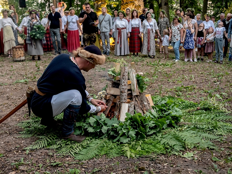 Vasaras saulgrieži Plāteres pilskalnā