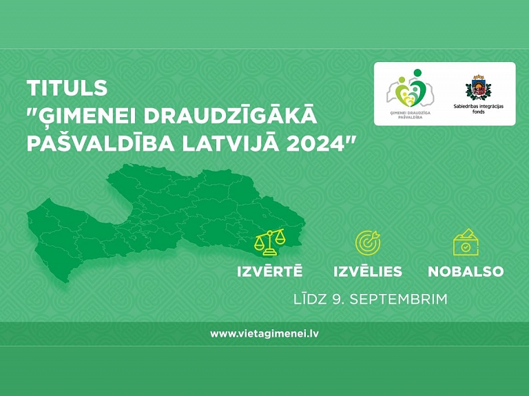 Sācies iedzīvotāju balsojums, lai noteiktu ģimenēm draudzīgāko pašvaldību 2024. gadā