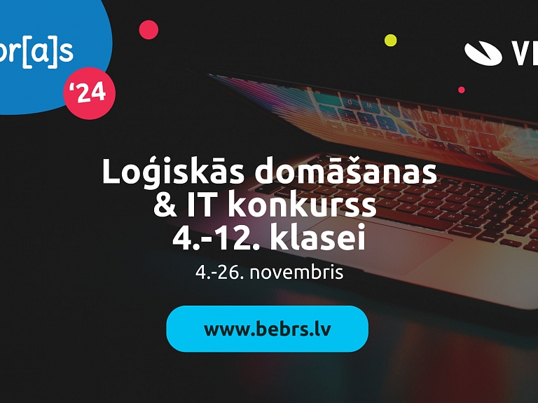 Izsludināta pieteikšanās skolēnu konkursam “Bebr[a]s 2024”