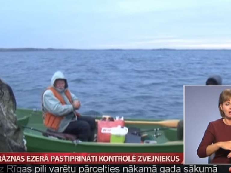 Rāznas ezerā pastiprināti kontrolē zvejniekus