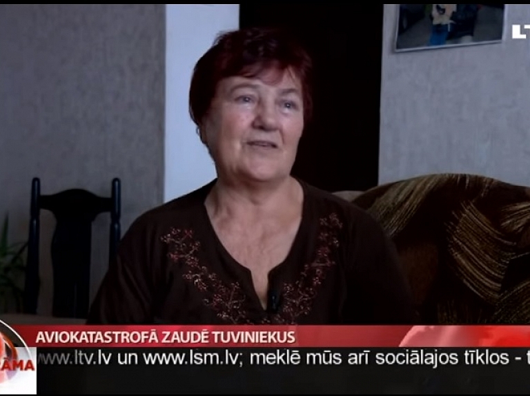 Par aviokatastrofas upuriem sēro arī Ventspilī

