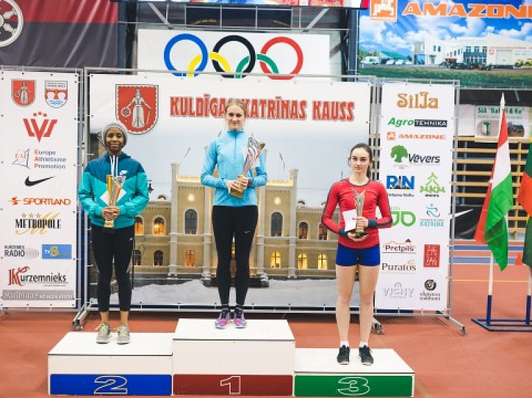 Gunta Latiševa-Čudare izcīna Kuldīgas Katrīnas kausu 300 metru skrējienā

