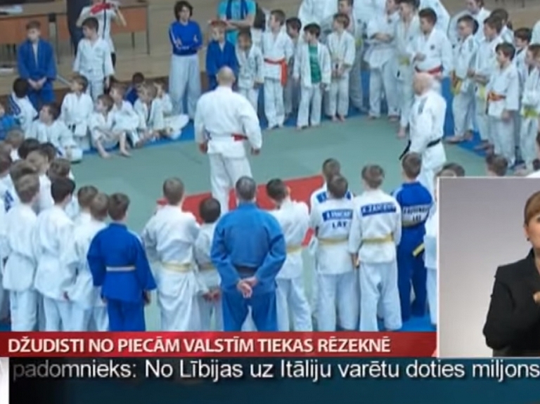 Džudisti no piecām valstīm tiekas Rēzeknē

