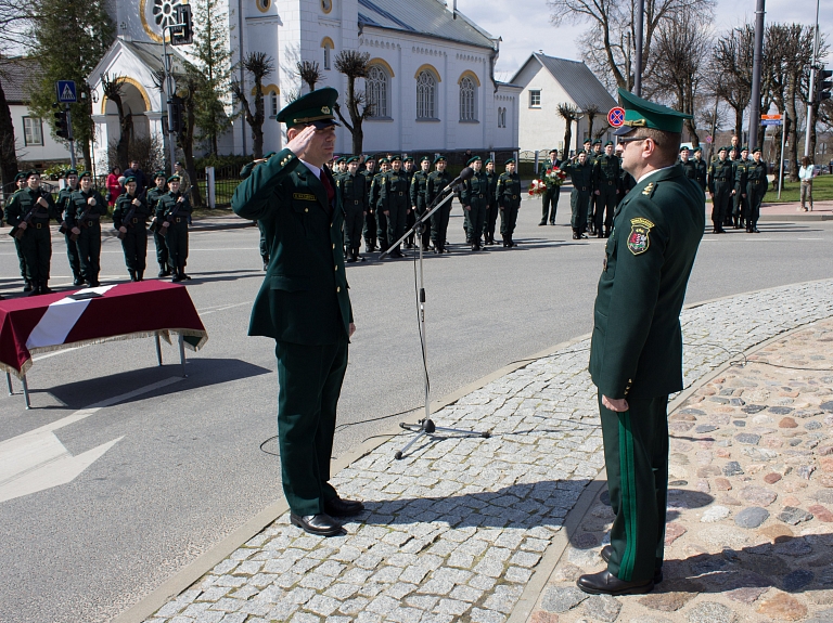 Valsts robežsardzes koledžas kadeti devuši svinīgo zvērestu

