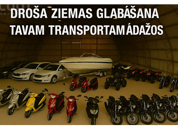 Transportlīdzekļu glabātuve Ādažos