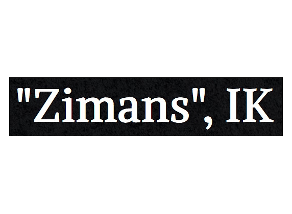 Zimans, IK, veikals - darbnīca